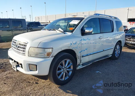 2008 Infiniti Qx56 z USA, uszkodzony, nr VIN 5N3AA08D38N906492